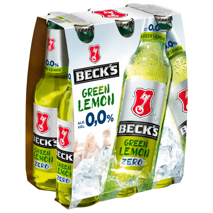 Beck's Green Lemon Zero alkoholfrei 6x0,33l